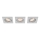 Philips  Enneper- 50193/87/PN - Set van 3 Inbouwlampen 1xGU10/5,5W/230V