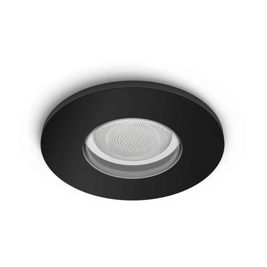 Philips-Ensemble 3x Luminaire encastrable LED RGBW à intensité variable de salle de bain Hue XAMENTO 1xGU10/5,7W/230V