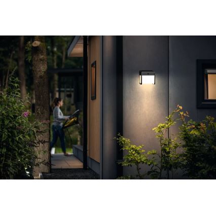 Philips - LED Solarlamp voor aan de muur met bewegings- en schemersensor EZRA LED/1,8W/3,7V 2600 mAh 3000K IP44