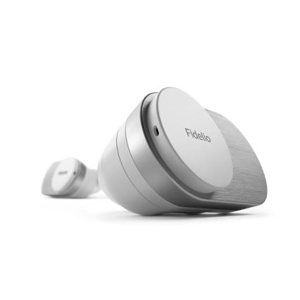 Philips Fidelio T1WT/00 - Draadloze hoofdtelefoons IPX4 2x 60 mAh + 650 mAh zilver