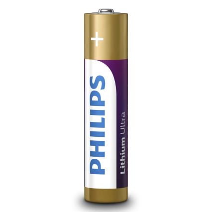 Philips FR03LB4A/10 - 4 st. Lithium batterij AAA LITHIUM ULTRA 1,5V 800mAh