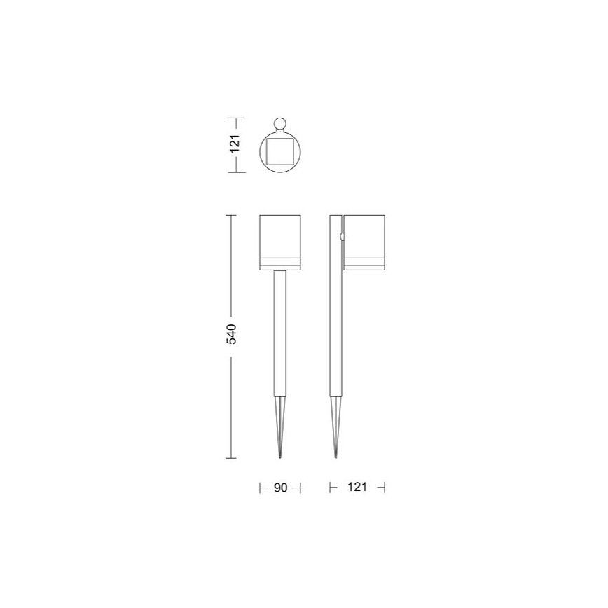 Philips - LED Zonne-energie lamp FYCE LED/1,5W/3,7V 1200 mAh IP44