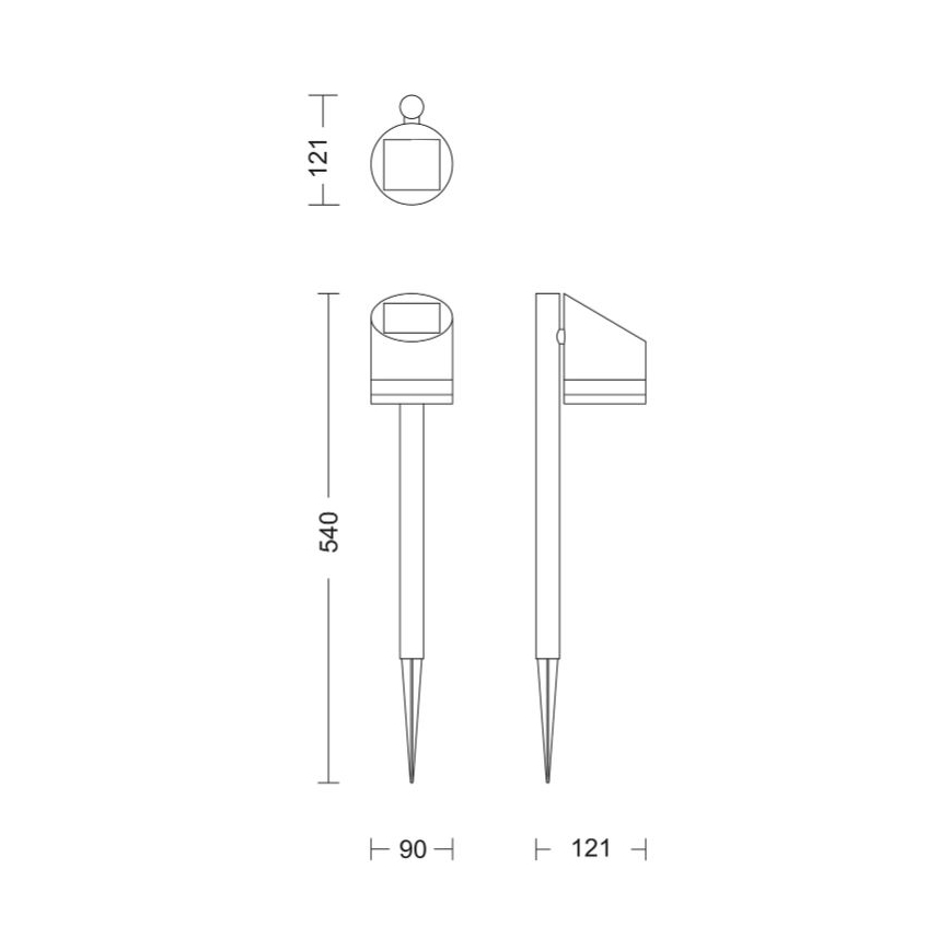 Philips - LED Zonne-energie lamp FYCE LED/1,5W/3,7V 1200 mAh IP44