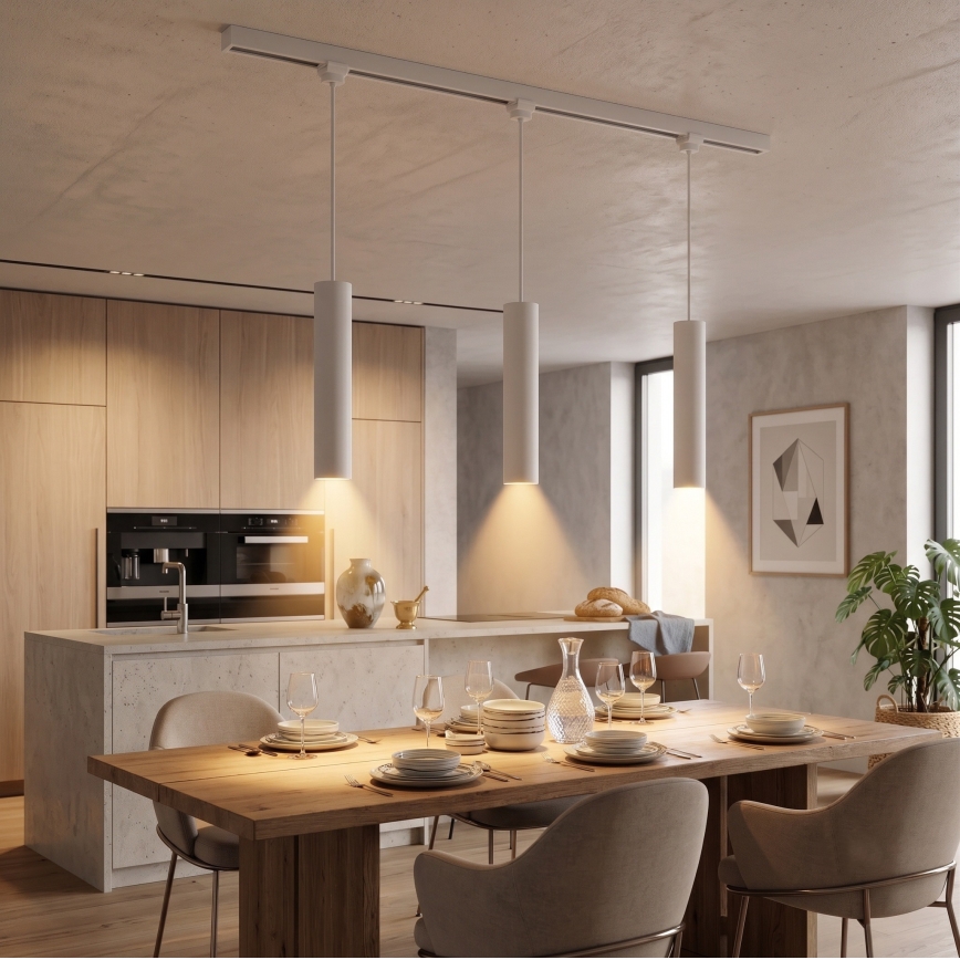 Philips - Hanglamp met kabel voor het EASYLINK-railsysteem 3xGU10/7W/230V 1m wit
