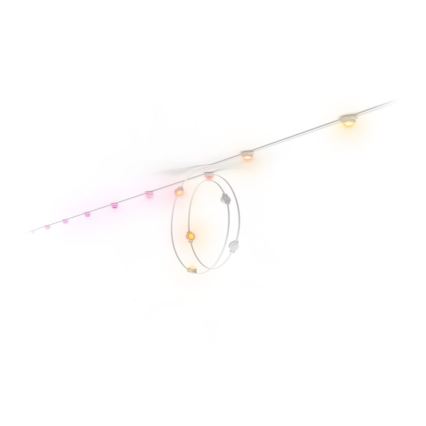 Philips - Hue FESTAVIA LED RGBW dimbaar buitenlichtsnoer 32×LED 18 m 1000-20000K IP65