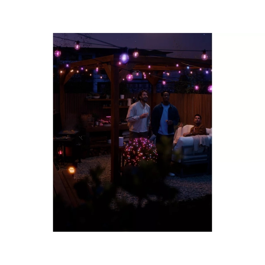 Philips - Hue FESTAVIA LED RGBW dimbaar buitenlichtsnoer 20xLED 14m IP65