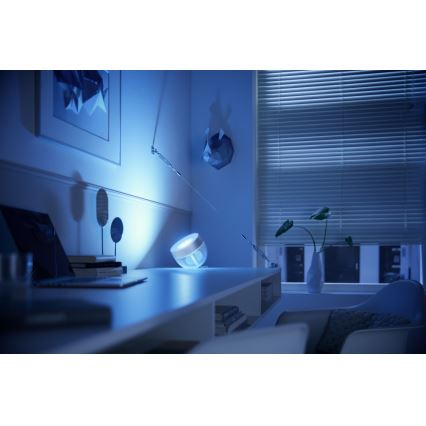 Philips - LED RGB Dimbare bureaulamp Hue IRIS LED/8,2W/230V 2000-6500K zilver