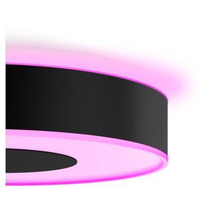 Philips - LED RGB dimbare plafondlamp Hue INFUSE LED/52,5W/230V 2000-6500K Ø 425 mm zwart
