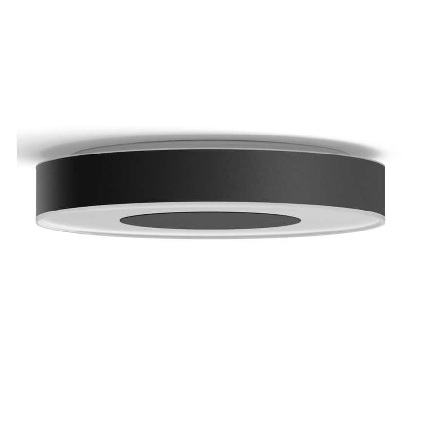Philips - LED RVB Plafonnier à intensité variable Hue INFUSE LED/52,5W/230V 2000-6500K Ø 425 mm noir