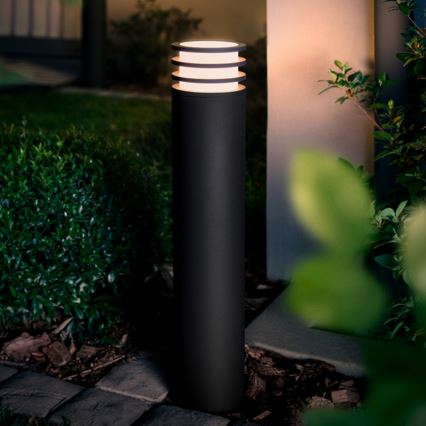 Philips - RGB-LED dimbare buitenlamp Hue LUCCA 1xE27/8,1W/230V 77 cm 1000-20000K IP44