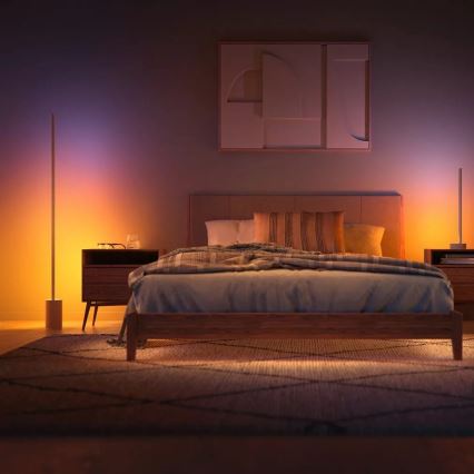 Philips - LED RGBW Dimbare vloerlamp Hue SIGNE LED/29W/230V 2000-6500K beige