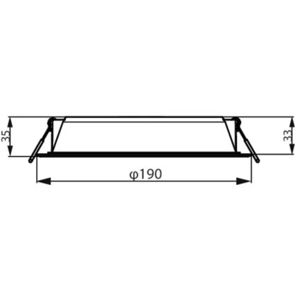 Philips - Inbouwverlichting MESON LED/20W/230V 4000K