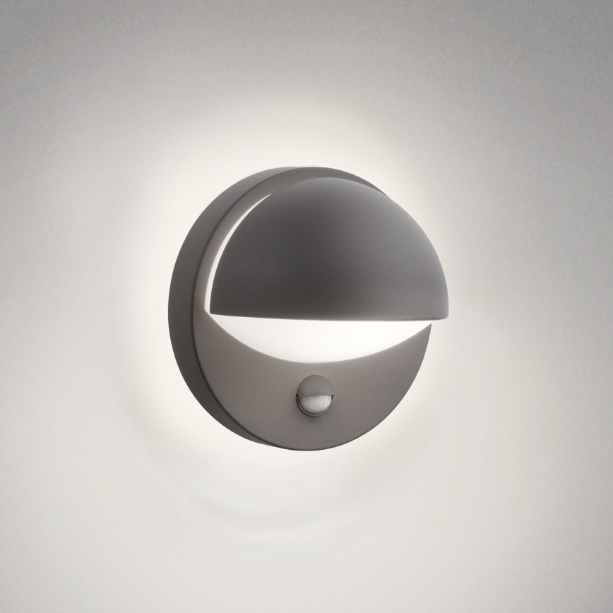 Philips - Buitenwandlamp met sensor JUNE 1xE27/12W/230V IP44