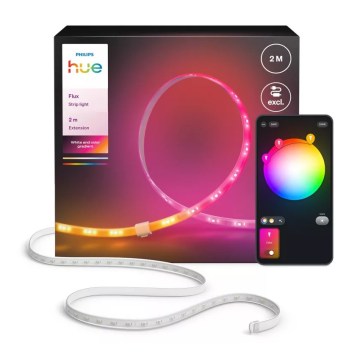 Philips - Kit d'extension pour ruban LED RGBW dimmable Hue FLUX 2m LED/19,5W/24V 1000-20000K