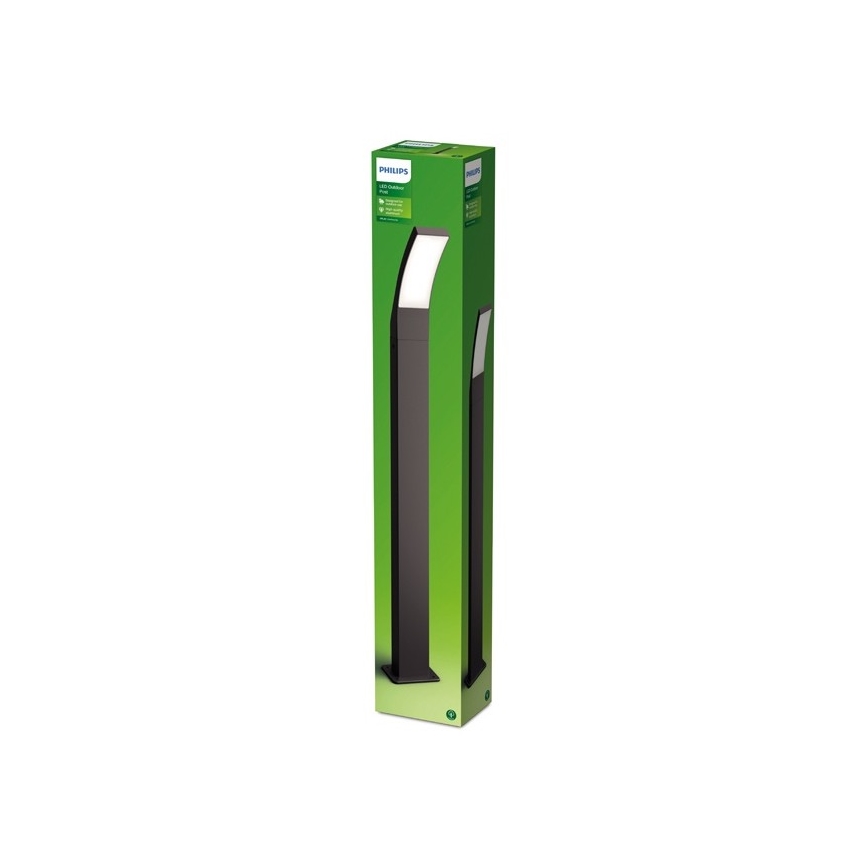 Philips - Lampadaire LED d'extérieur LED/12W/230V 4000K 96 cm IP44
