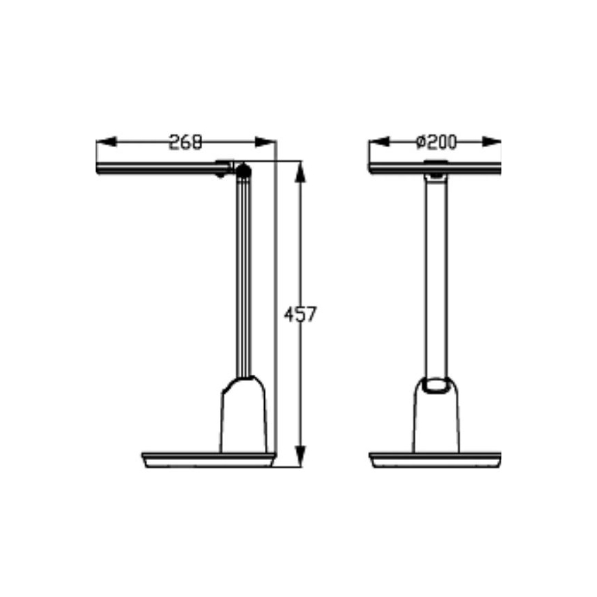 Philips - Lampe de table tactile à intensité variable EINSTEIN SCENE SWITCH LED/15W/230V 2800/4000/5100K CRI94