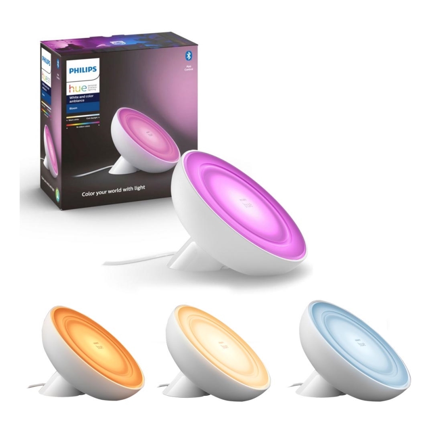 Philips - Lampe de table LED RVB à intensité variable Hue BLOOM 1xLED/7,1W/230V