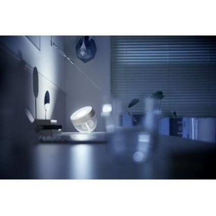 Philips - Lampe de table LED RVB à intensité variable Hue IRIS LED/8,2W/230V 2000-6500K argenté