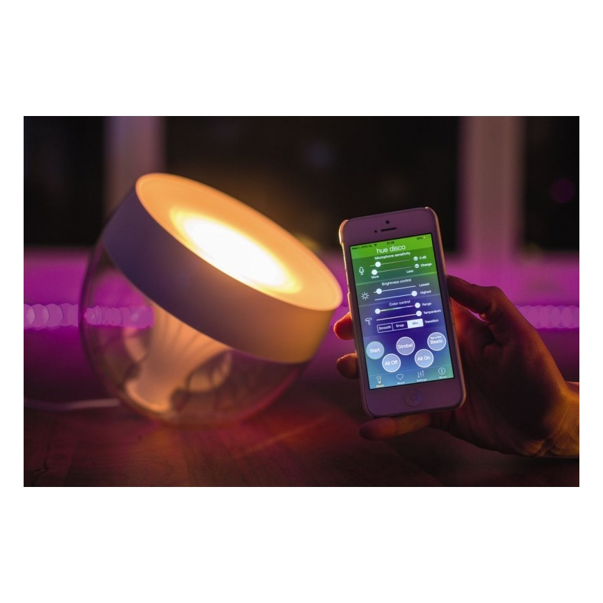 Philips - Lampe de table LED RVB à intensité variable Hue IRIS LED/8,2W/230V 2000-6500K blanche