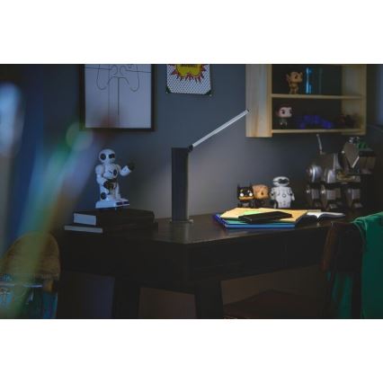 Philips - Lampe de table LED tactile à intensité variable AMBER LED/5W/5V noire