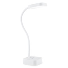 SKYLEO Lampe de Bureau LED - 85cm Lampe Pince - Contrôle Tactile - 5 Modes  X 11 Niveaux de