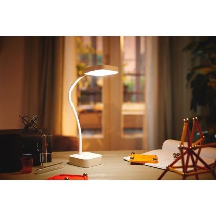 Philips - Lampe de table tactile à intensité variable ROCK LED/5W/5V 1800 mAh