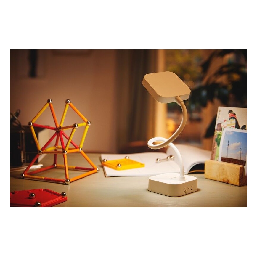 Philips - Lampe de table tactile à intensité variable ROCK LED/5W/5V 1800 mAh