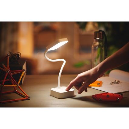 Philips - Lampe de table tactile à intensité variable ROCK LED/5W/5V 1800 mAh