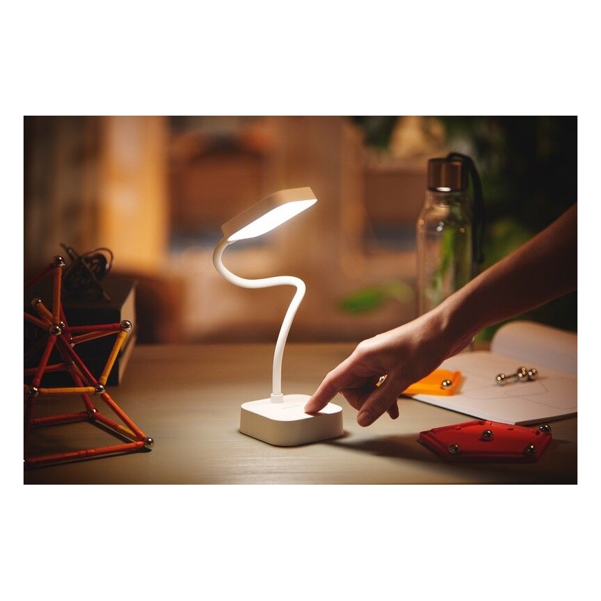 Philips - Lampe de table tactile à intensité variable ROCK LED/5W/5V 1800 mAh