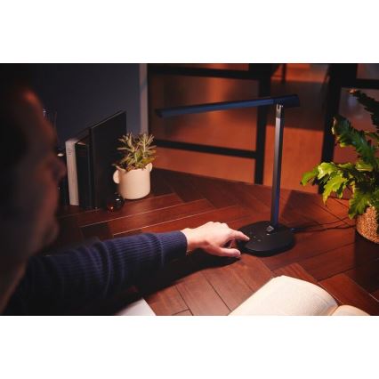 Philips -Lampe de table tactile à intensité variable SWORD LED/12W/230V 2700/4000/6500K CRI90