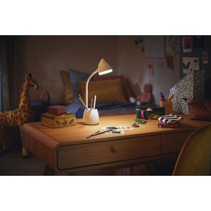 Philips - Lampe de table tactile LED à intensité variable HAT LED/4,5W/5V 3000/4000/5700K CRI 90