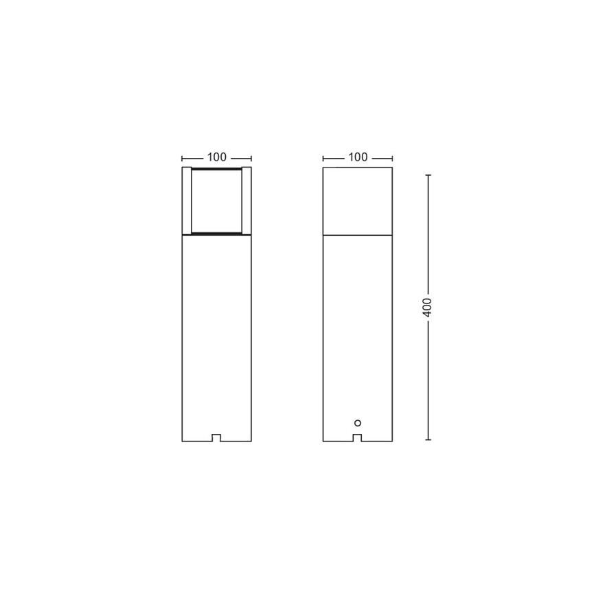 Philips - Lampe d'extérieur LED/6W/12V 2700K IP44