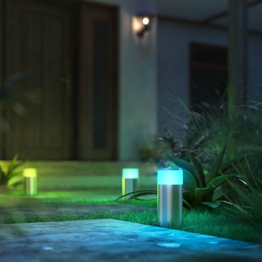 Philips - Lampe d'extérieur LED RGBW à intensité variable Hue CALLA LED/8W/230V IP44