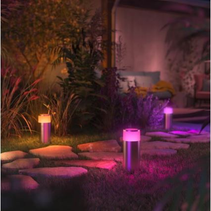 Philips - Lampe d'extérieur LED RGBW à intensité variable Hue CALLA LED/8W/230V IP44