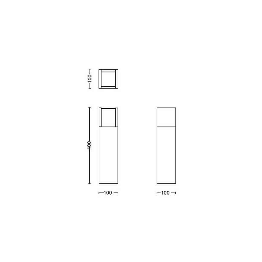 Philips - Lampe extérieure LED/3,8W/230V 40 cm 3000K IP44