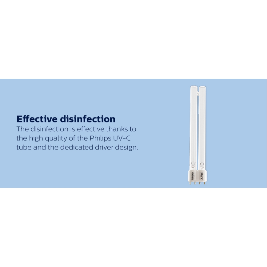 Philips - Lampe germicide désinfectante avec détecteur UV-C / 24W / 230V