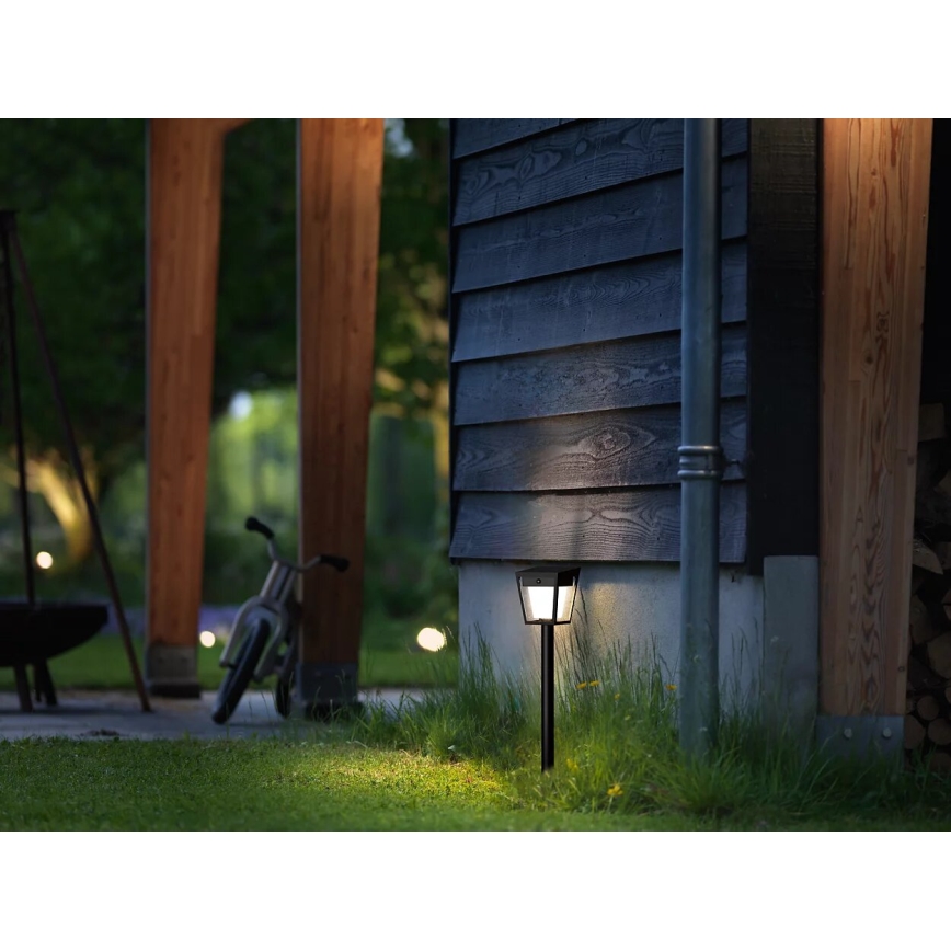 Philips - Lampe solaire avec détecteur de mouvement et de crépuscule NISSA LED/1,8W/3,7V 2600 mAh 3000K IP44
