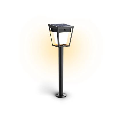 Philips - Lampe solaire avec détecteur de mouvement et de crépuscule NISSA LED/1,8W/3,7V 2600 mAh 3000K IP44
