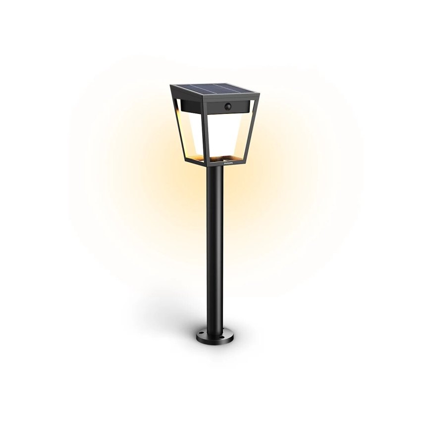 Philips - Lampe solaire avec détecteur de mouvement et de crépuscule NISSA LED/1,8W/3,7V 2600 mAh 3000K IP44