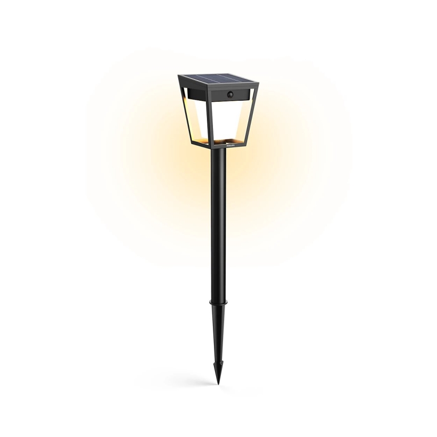 Philips - Lampe solaire avec détecteur de mouvement et de crépuscule NISSA LED/1,8W/3,7V 2600 mAh 3000K IP44