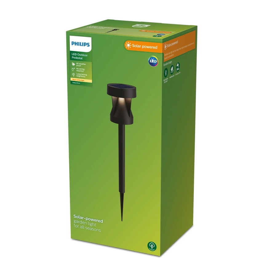 Philips - Lampe solaire AVERY LED/1,8W/3,7V 2700K IP44