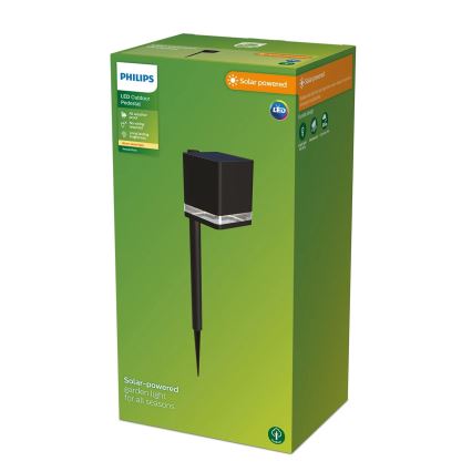 Philips - Lampe solaire VIRONA LED/1,8W/3,7V 2700K IP44