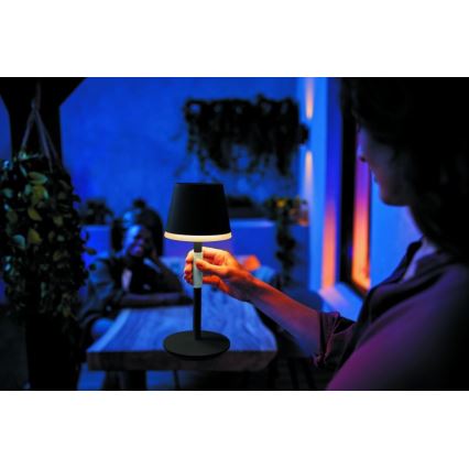 Philips-Lampe tactile d'extérieur à intensité variable RGBW Hue GO LED/6,2W/230V 2000-6500K IP54