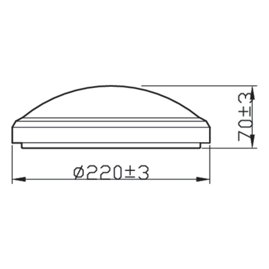Philips - LED Badkamer Plafond Lamp BALANCE LED/6W/230V IP44