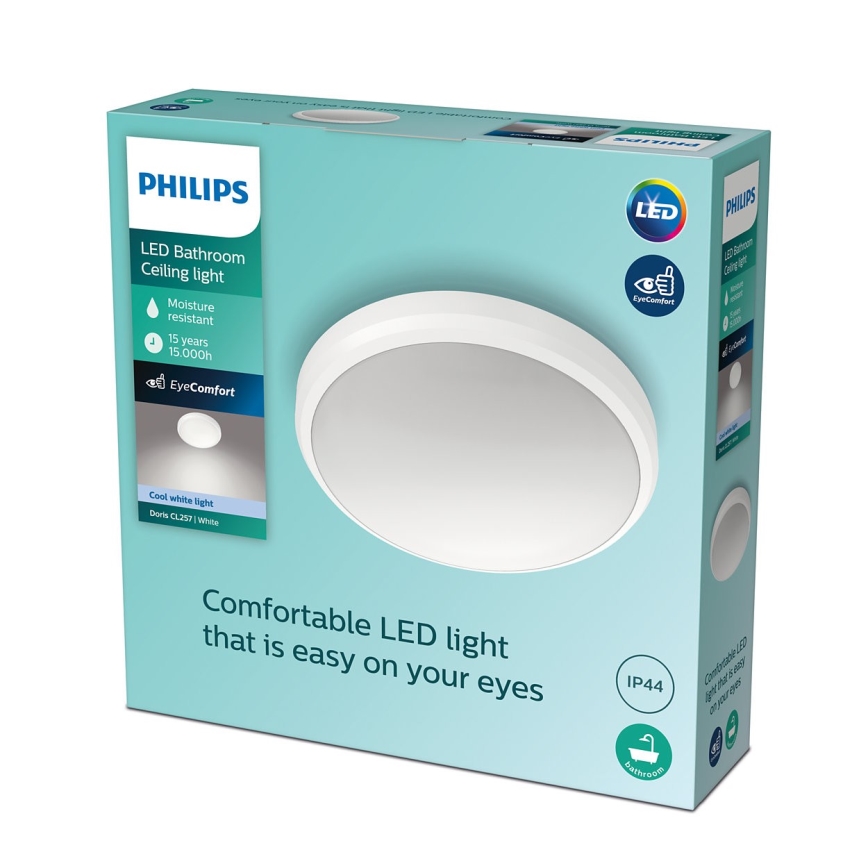 Verwijdering Praten tegen Welsprekend Philips - LED Badkamer Plafond Lamp DORIS LED/6W/230V 4,000K IP44 |  Lumimania