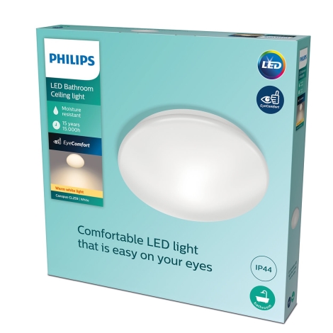 Deuk bellen vacht Philips - LED Badkamer plafondlamp CANOPUS LED/20W/230V IP44 | Lumimania