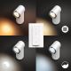 Philips - LED Badkamer wandlamp dimbaar Hue ADORE 1xGU10/5W/230V IP44 + afstandsbediening