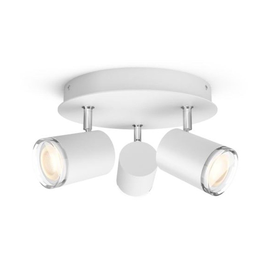 Philips - LED Badkamerspot dimbaar Hue ADORE 3xGU10/5W/230V IP44 + afstandsbediening