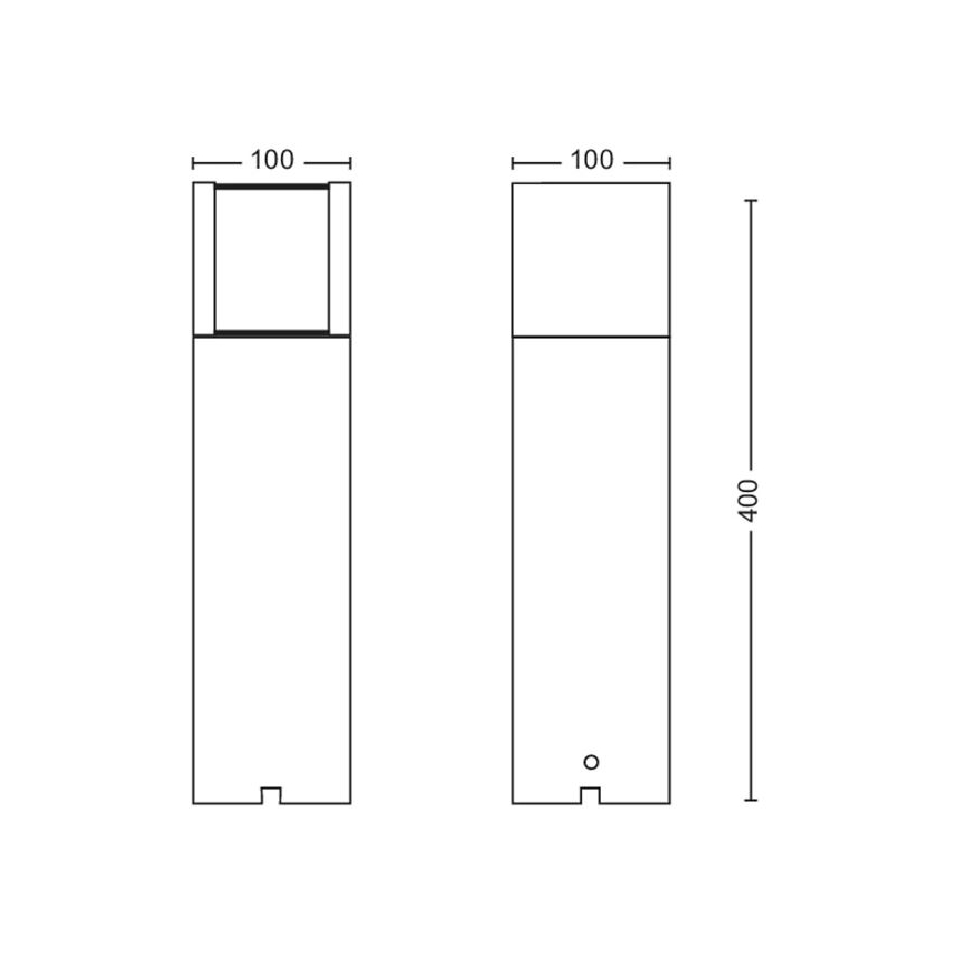 Philips - LED Buitenlamp LED/6W/12V 4000K 2700K IP44