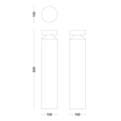 Philips - LED Buitenlamp LAVEN LED/6W/230V 4000K IP44